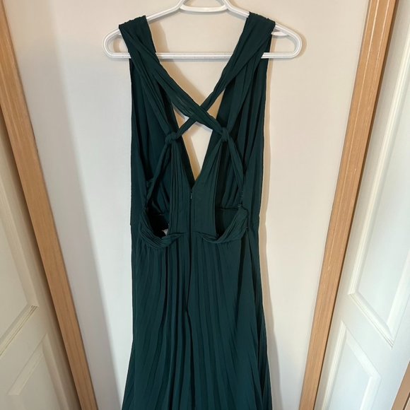ASOS Deep Green Prom Dress - Picture 3 of 8